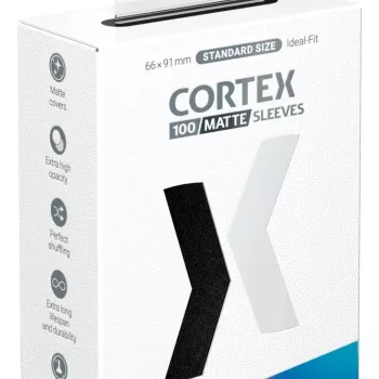 Cortex Sleeves Matte Standard Size (100) - Black