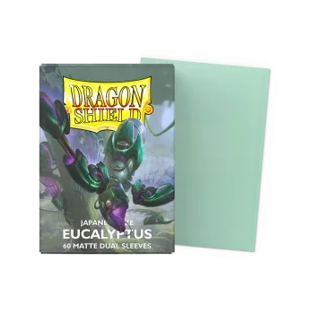Dragonshield 60 Eucalyptus - Matte Dual Sleeves