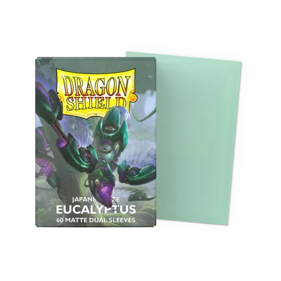 Dragonshield 60 Eucalyptus - Matte Dual Sleeves