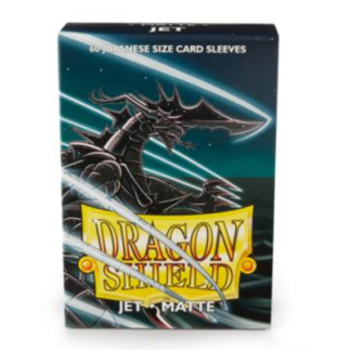 Dragon Shield Small Sleeves - Japanese Matte Jet (60 Sleeves)