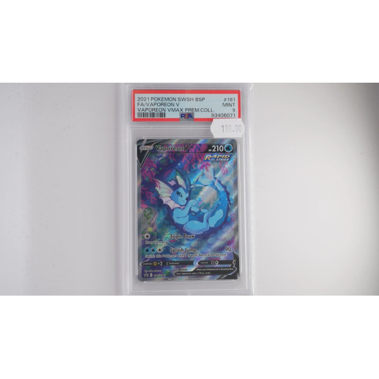 Vaporeon V / Aquana V (SP-181) PSA[EN/NM]