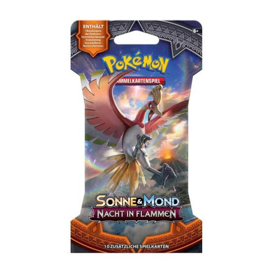 Sleeved Booster Nacht in Flammen[DE]