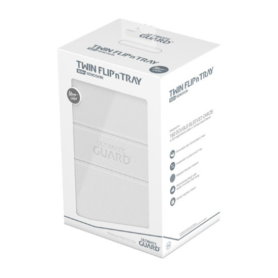 Ultimate Guard Twin Flip`n`Tray 160+ XenoSkin Monocolor Weiß Ultimate Guard Twin Flip`n`Tray 160+ XenoSkin Monocolor Weiß