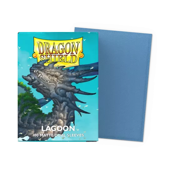 Dragonshield Lagoon - Matte Dual Sleeves Standard Size Dragonshield Lagoon - Matte Dual Sleeves Standard Size