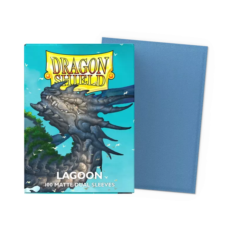 Dragonshield Lagoon - Matte Dual Sleeves Standard Size Dragonshield Lagoon - Matte Dual Sleeves Standard Size