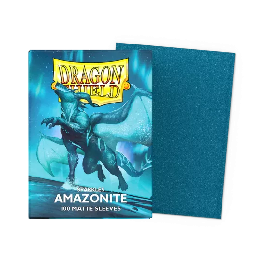 Dragonshield 100 Amazonite - Matte Sleeves