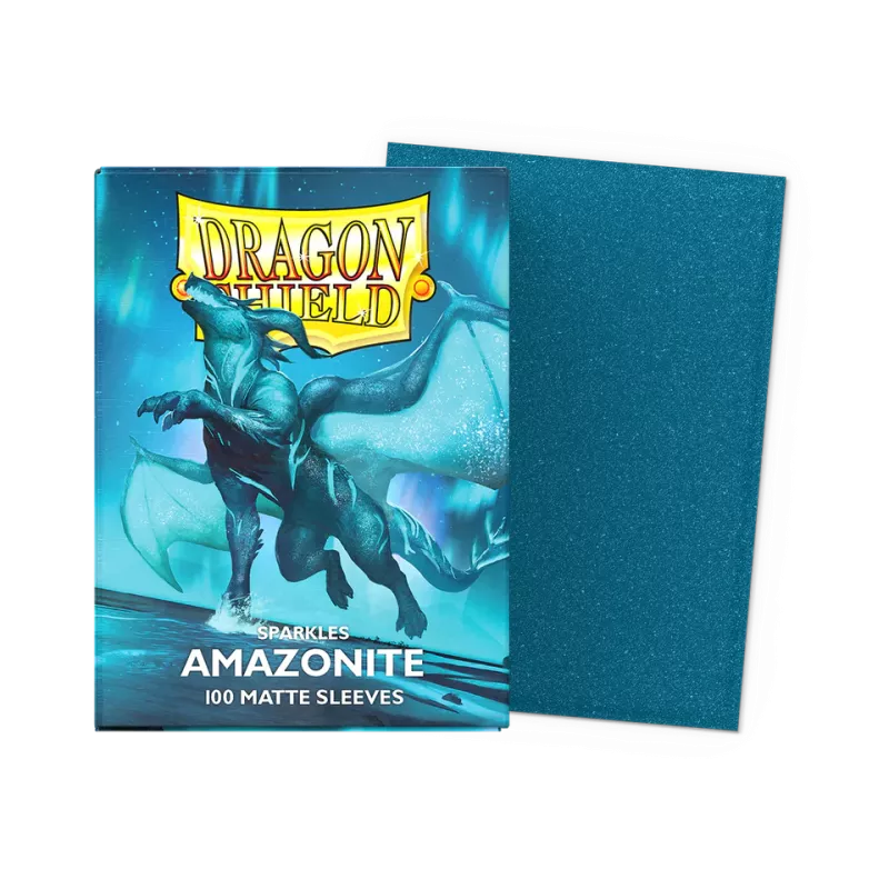 Dragonshield 100 Amazonite - Matte Sleeves