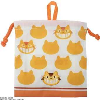 My Neighbor Totoro - Satchel with Lanyard (20x19 cm ) - Catbus Silhouette