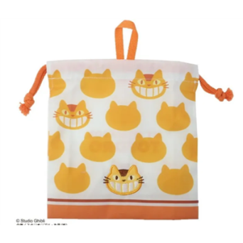 My Neighbor Totoro - Satchel with Lanyard (20x19 cm ) - Catbus Silhouette