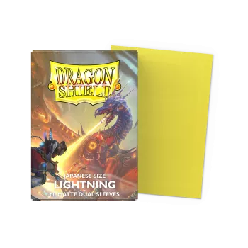 Dragonshield 60 Lightning - Matte Dual Sleeves