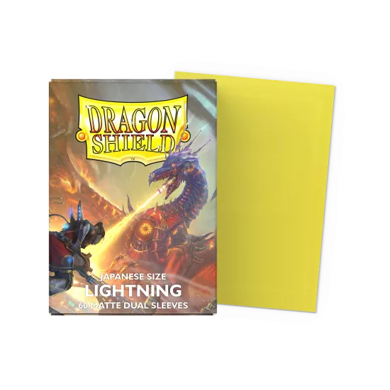 Dragonshield 60 Lightning - Matte Dual Sleeves