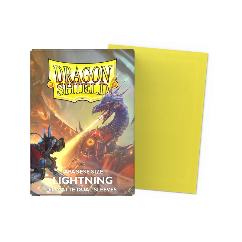 Dragonshield 60 Lightning - Matte Dual Sleeves