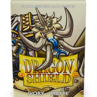 Dragon Shield Small Sleeves - Japanese Matte Ivory (60 Sleeves)