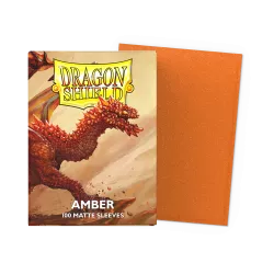 Dragonshield 100 Amber - Matte Sleeves Dragonshield 100 Amber - Matte Sleeves