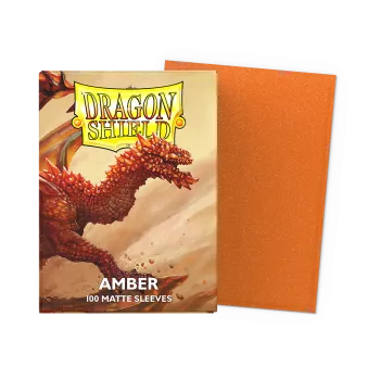 Dragonshield 100 Amber - Matte Sleeves