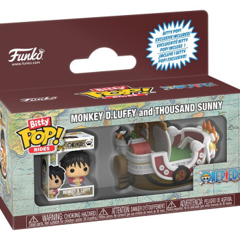 One Piece Bitty POP! Ride Vinyl Figur Thousand Sunny w/Luffy