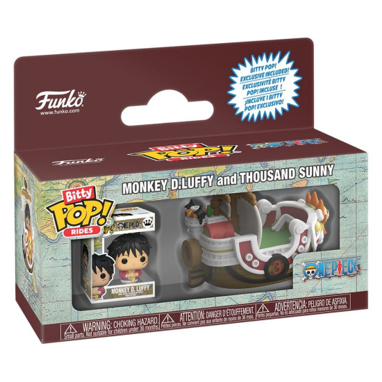 One Piece Bitty POP! Ride Vinyl Figur Thousand Sunny w/Luffy One Piece Bitty POP! Ride Vinyl Figur Thousand Sunny w/Luffy