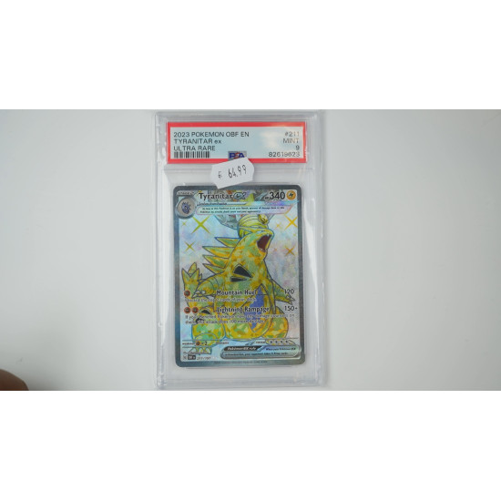 Tyranitar ex / Despotar-ex (OBF-211) PSA 9[EN/MT]