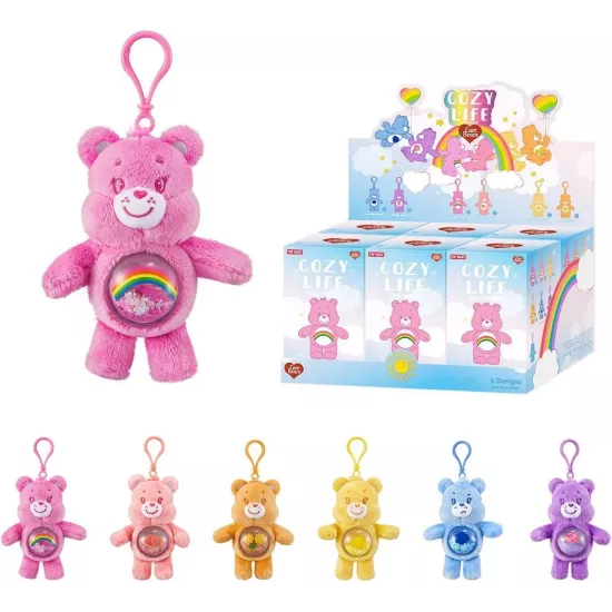 Care Bears Cozy Life Serie- Quicksand Plüsch Anhänger Blind Box