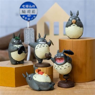  My Neighbor Totoro - Collection Totoro 02 Assorted 6 Figurines