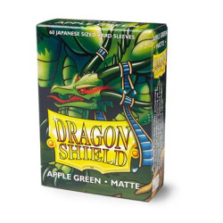 Dragon Shield Small Sleeves - Japanese Matte Apple Green (60 Sleeves) Dragon Shield Small Sleeves - Japanese Matte Apple Green (60 Sleeves)