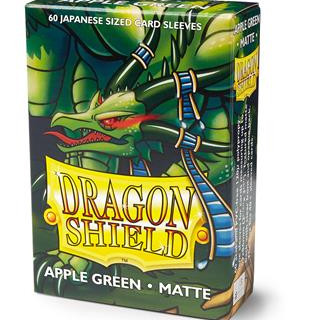 Dragon Shield Small Sleeves - Japanese Matte Apple Green (60 Sleeves)