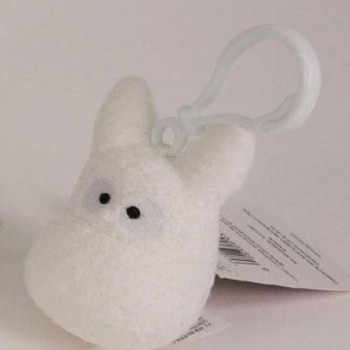 Mein Nachbar Totoro Plüsch-Anhänger Totoro weiß 6 cm