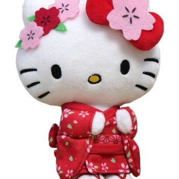 Sanrio Plüschfigur Hello Kitty Kimono Version 22 cm
