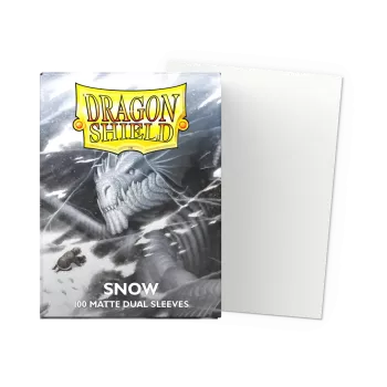 Dragonshield Snow - Matte Dual Sleeves Standard Size