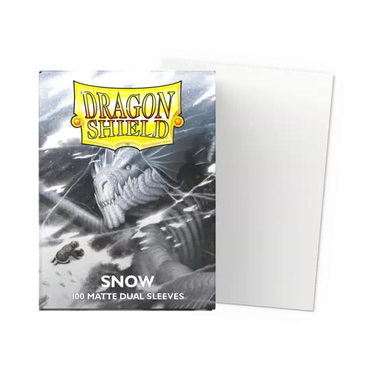 Dragonshield Snow - Matte Dual Sleeves Standard Size