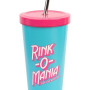 Stranger Things Becher mit Strohhalm Rink-O-Mania 550 ml