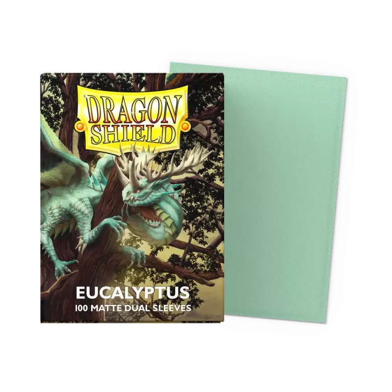 Dragonshield Eucalyptus - Matte Dual Sleeves Standard Size Dragonshield Eucalyptus - Matte Dual Sleeves Standard Size