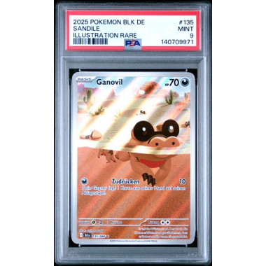 #135 GANOVIL ILLUSTRATION RARE PSA 9[DE/NM]