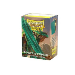 Dragon Shield Sleeves - Standard size - Matte Dual - Power & Copper (100 Sleeves)