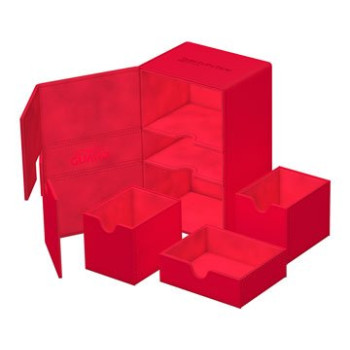Ultimate Guard Twin Flip`n`Tray 160+ XenoSkin Monocolor Rot
