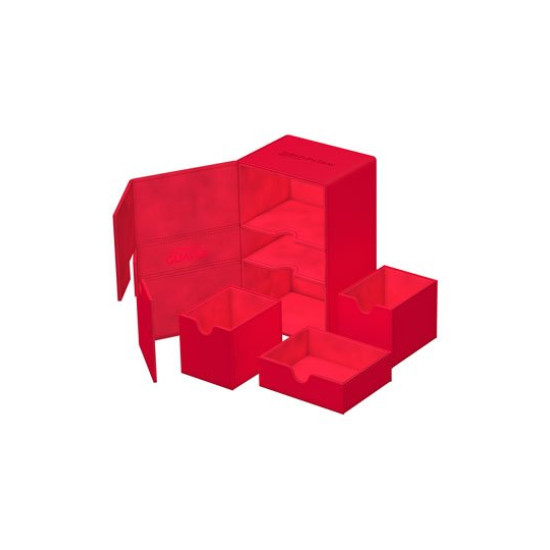 Ultimate Guard Twin Flip`n`Tray 160+ XenoSkin Monocolor Rot Ultimate Guard Twin Flip`n`Tray 160+ XenoSkin Monocolor Rot