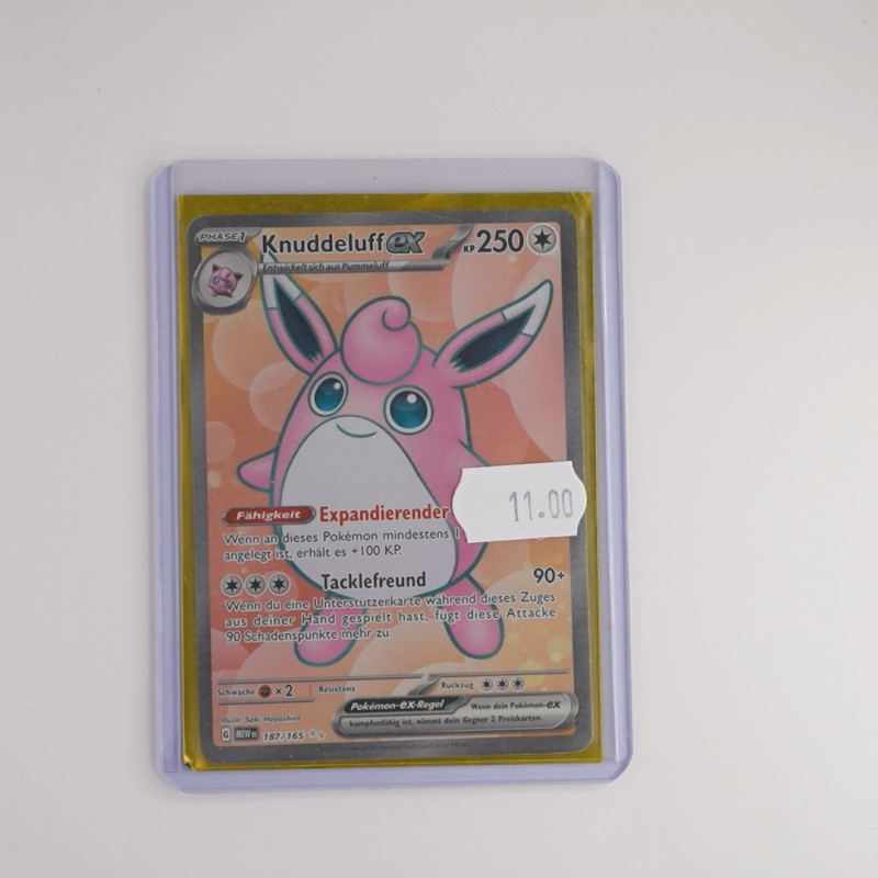 Wigglytuff ex / Knuddeluff-ex (MEW-187)[DE/NM]