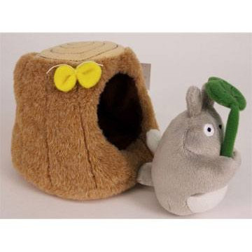 Mein Nachbar Totoro Plüschfigur Totoro Baumstamm 10 cm