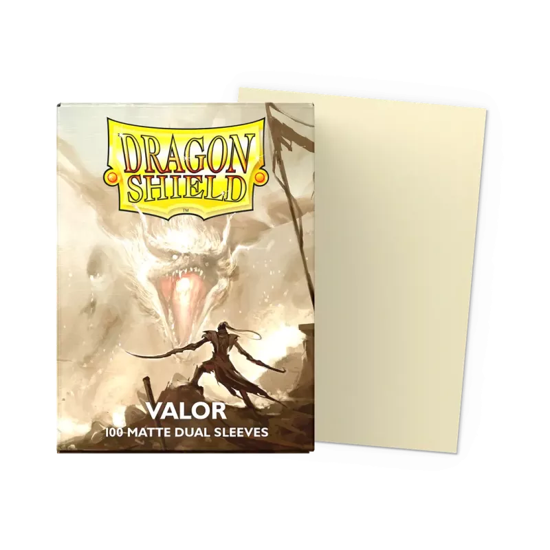 Dragonshield Valor - Matte Dual Sleeves Standard Size Dragonshield Valor - Matte Dual Sleeves Standard Size