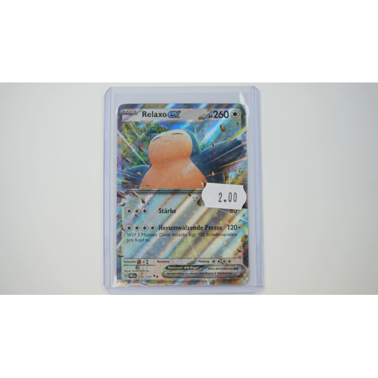 Snorlax ex / Relaxo-ex (PRE-76)[DE/NM]