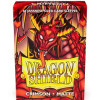 Dragon Shield Small Sleeves - Japanese Matte Crimson (60 Sleeves)