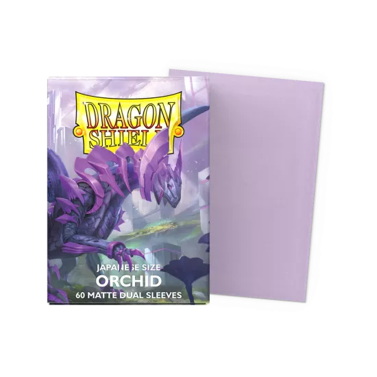 Dragonshield 60 Orchid - Matte Dual Sleeves