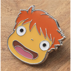 Ponyo on the Cliff - Pin Ponyo Close-Up Image Ponyo on the Cliff - Pin Ponyo Close-Up Image