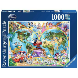 Puzzle Ravensburger 15785 Disney's Weltkarte 1000 Teile Puzzle