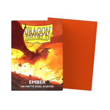 Dragonshield Ember - Matte Dual Sleeves Standard Size
