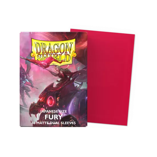 Dragonshield 60 Fury - Matte Dual Sleeves
