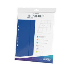 Ultimate Guard 18-Pocket Pages Side-Loading Blau (10) Ultimate Guard 18-Pocket Pages Side-Loading Blau (10)