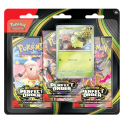 Perfect Order: Chikorita 3-Pack Blister[EN]