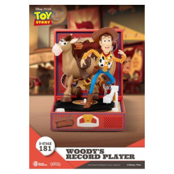 Toy Story Record Player Series PVC Figur Woody's Record Player 13 cm Actionfiguren Toy Story