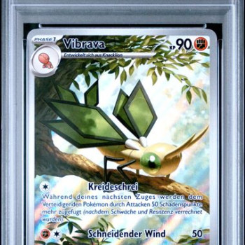 #206 VIBRAVA ILLUSTRATION RARE PSA 9[DE/NM]